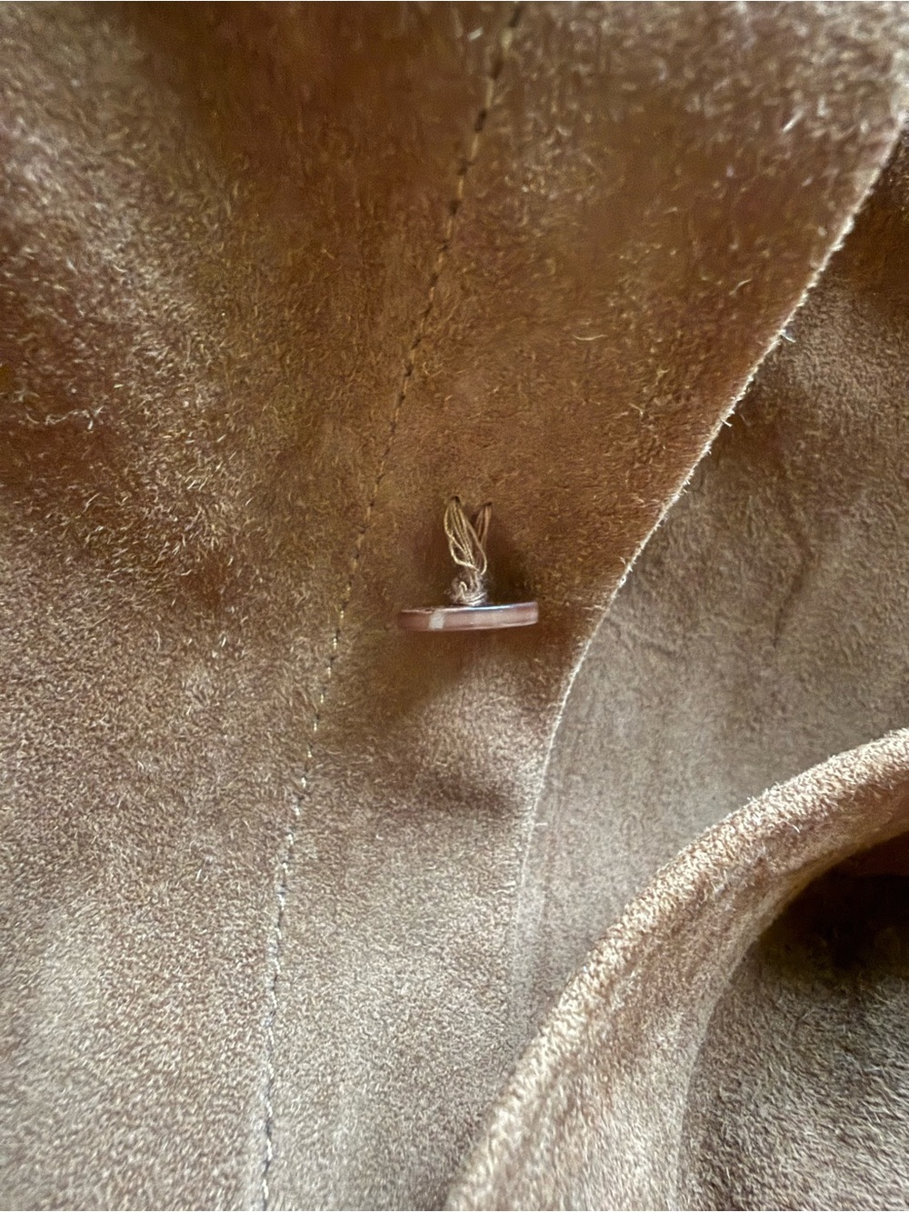 Polo Ralph Lauren 100% Goat Suede Belted Shirt Dress Size 4 - Picture 10 of 10